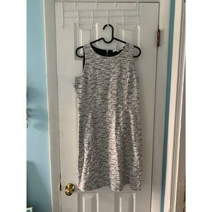 Black & White Tweed Dress